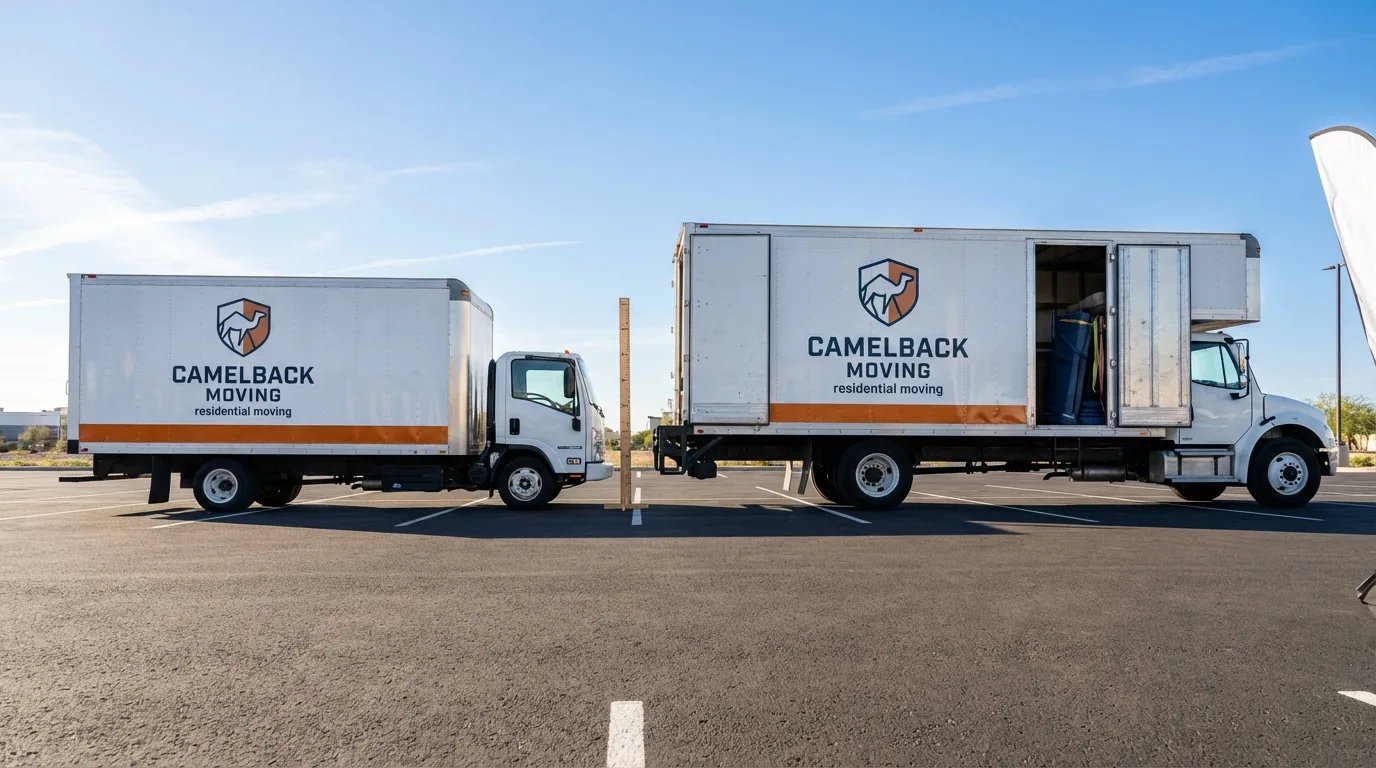 Moving truck size capacity guide in French Lick